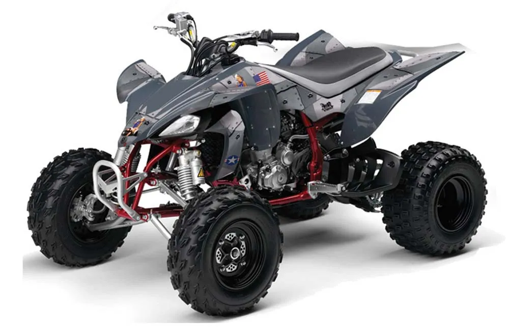 Yamaha YFZ 450 ATV Graphic Kit - 2004-2014 T Bomber Silver