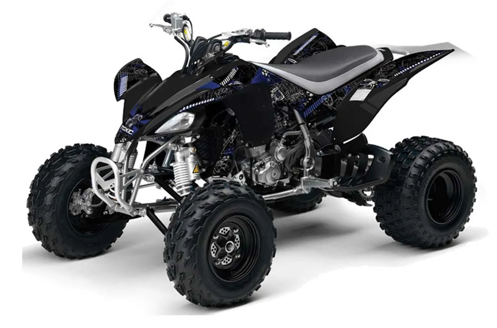 Yamaha YFZ 450 ATV Graphic Kit - 2004-2014 Toxicity Blue