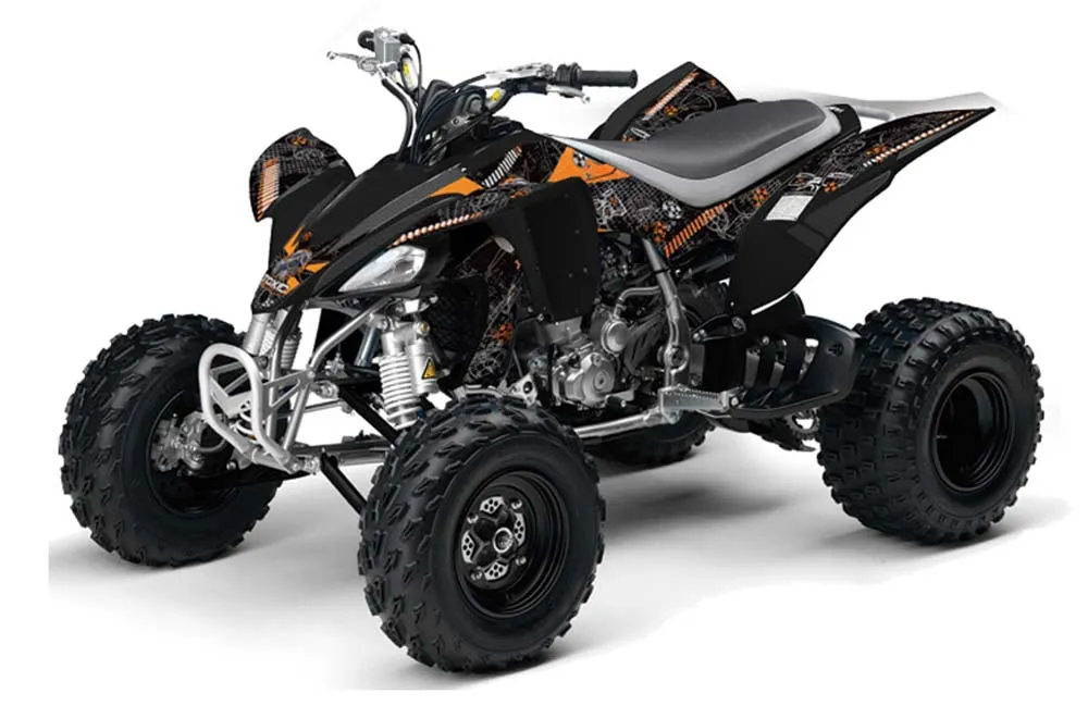Yamaha YFZ 450 ATV Graphic Kit - 2004-2014 Toxicity Orange