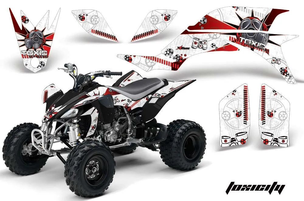 Yamaha YFZ 450 ATV Graphic Kit - 2004-2014 Toxicity Red