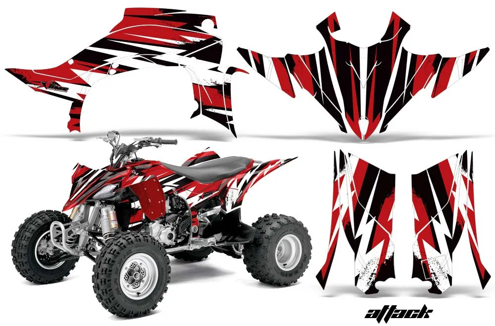 Yamaha YFZ 450R / SE ATV Graphic Kit - 2014-2019 Attack Red