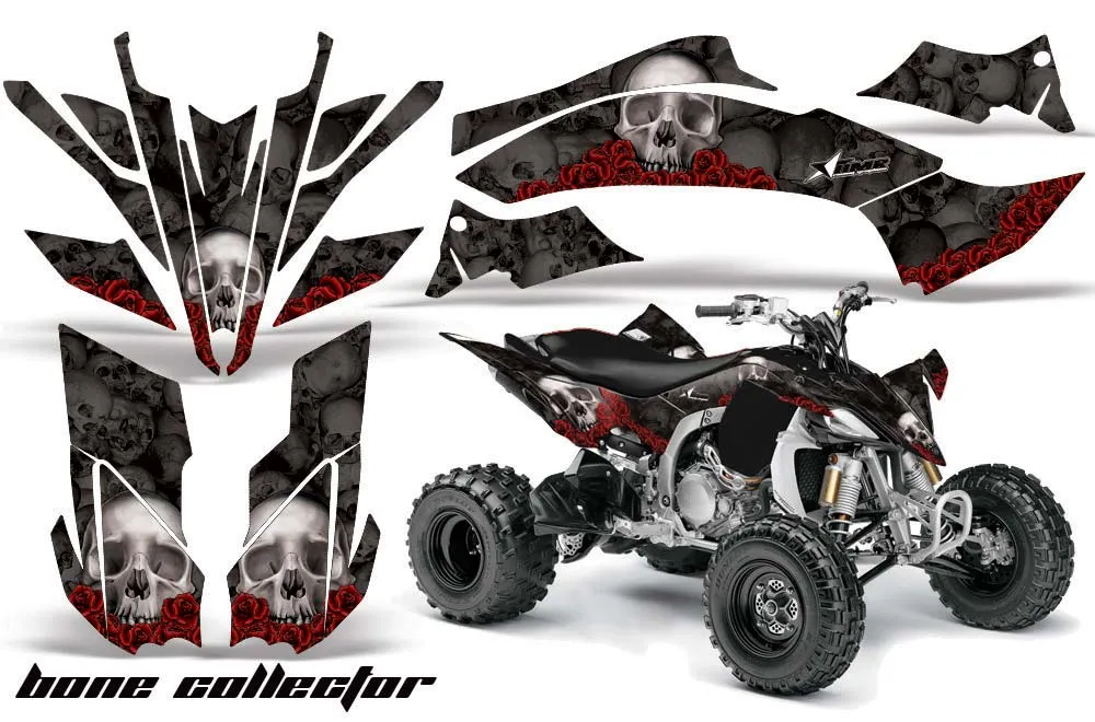 Yamaha YFZ 450SE / 450R ATV Graphic Kit - 2009-2013 Bone Collector Black