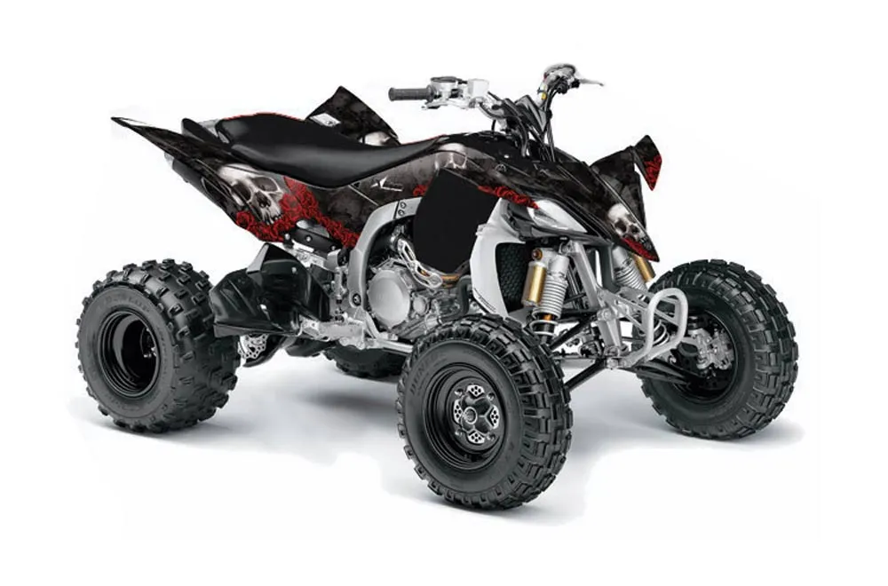 Yamaha YFZ 450SE / 450R ATV Graphic Kit - 2009-2013 Bone Collector Black