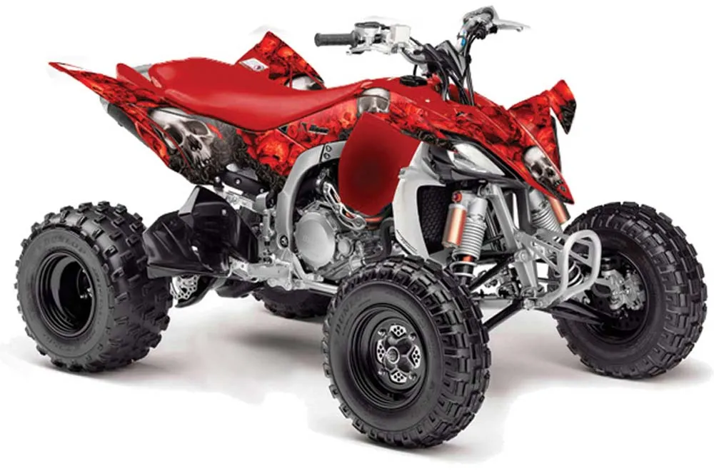 Yamaha YFZ 450SE / 450R ATV Graphic Kit - 2009-2013 Bone Collector Red
