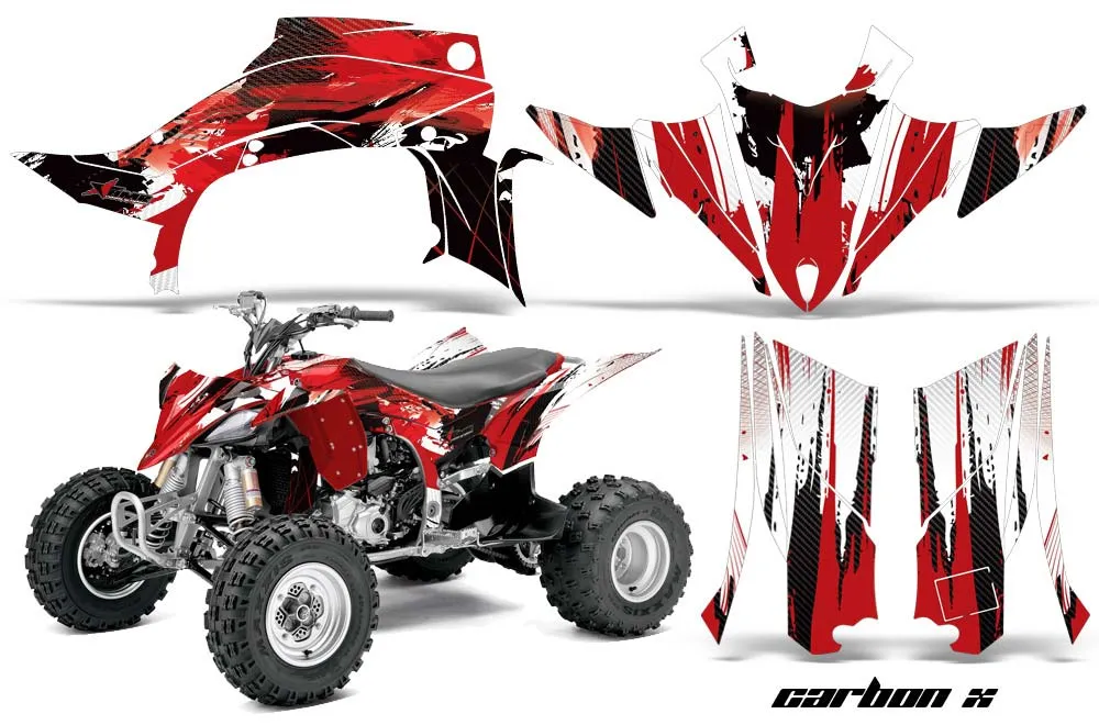 Yamaha YFZ 450R / SE ATV Graphic Kit - 2014-2019 Carbon X Red