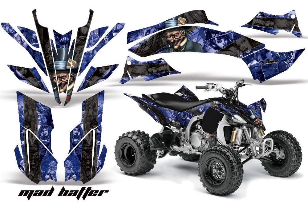 Yamaha YFZ 450SE / 450R ATV Graphic Kit - 2009-2013 Mad Hatter Blue
