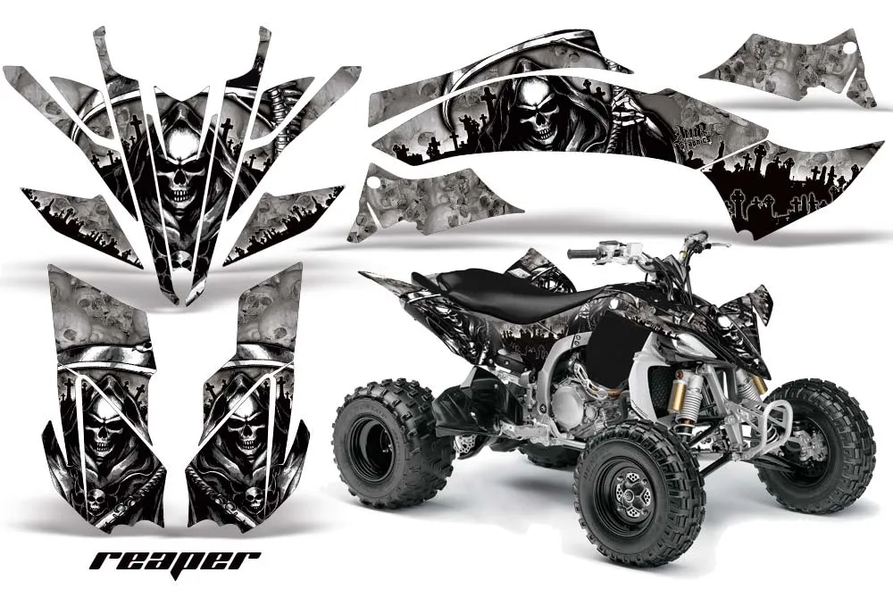 Yamaha YFZ 450SE / 450R ATV Graphic Kit - 2009-2013 Reaper Silver