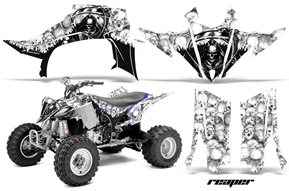 Yamaha YFZ 450R / SE ATV Graphic Kit - 2014-2019 Reaper White