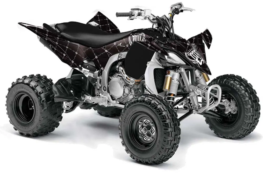 Yamaha YFZ 450SE / 450R ATV Graphic Kit - 2009-2013 Silver Star - Reloaded Black