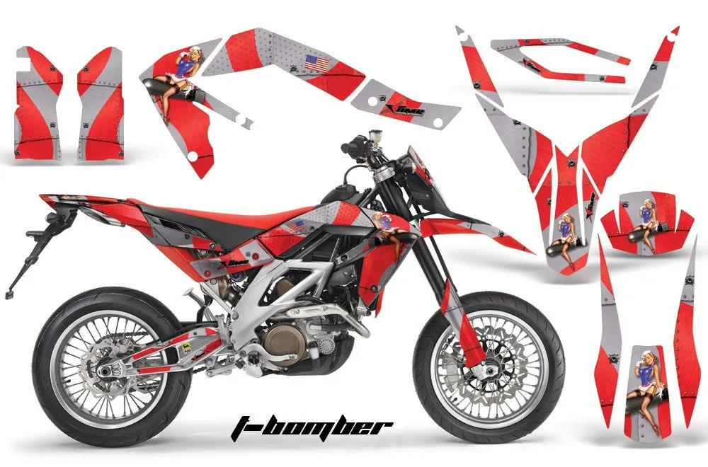 Aprilia SXV 4.5 / 5.5 Dirt Bike Custom Graphic Kit - 2006-2015
