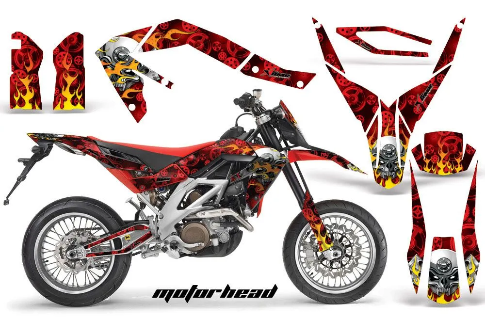 Aprilia SXV 4.5 / 5.5 Dirt Bike Custom Graphic Kit - 2006-2015