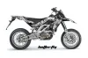 Aprilia SXV 4.5 / 5.5 Dirt Bike Graphic Kit - 2006-2015 Butterfly White