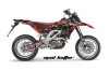 Aprilia SXV 4.5 / 5.5 Dirt Bike Graphic Kit - 2006-2015 Mad Hatter Red