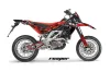 Aprilia SXV 4.5 / 5.5 Dirt Bike Graphic Kit - 2006-2015 Reaper Red