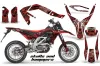 Aprilia SXV 4.5 / 5.5 Dirt Bike Graphic Kit - 2006-2015 Skulls and Hammers Red