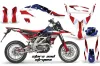 Aprilia SXV 4.5 / 5.5 Dirt Bike Graphic Kit - 2006-2015 Stars and Stripes Red White & Blue
