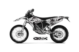 BMW G450x Dirt Bike Graphic Kit - 2010-2011 NorthStar White