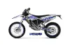 BMW G450x Dirt Bike Graphic Kit - 2010-2011 Mad Hatter White