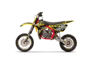 Cobra CX 50 Jr Dirt Bike Graphic Kit - 2003-2011 T Bomber Yellow