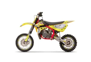 Cobra CX 50 Jr Dirt Bike Graphic Kit - 2003-2011 Toxicity Yellow