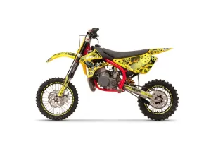 Cobra CX 65 Dirt Bike Graphic Kit - 2007-2011 NorthStar Yellow