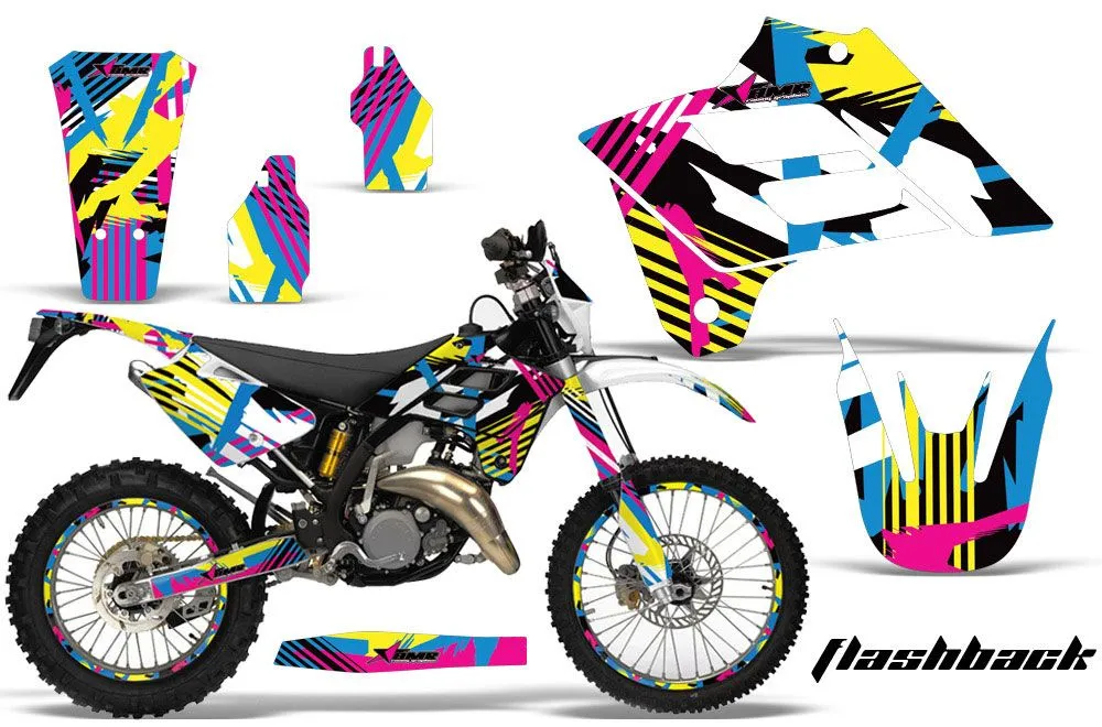 Gas Gas EC 250 Dirt Bike Graphic Kit - 2006-2008 Flashback