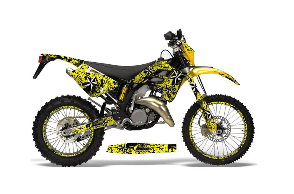 Gas Gas EC 250 Dirt Bike Graphic Kit - 2006-2008 NorthStar - Yellow