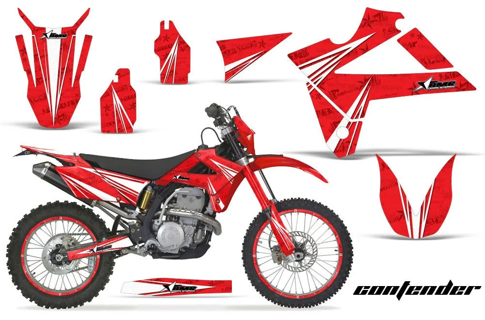 Gas Gas EC 250 Dirt Bike Graphic Kit - 2009-2010 Contender Red