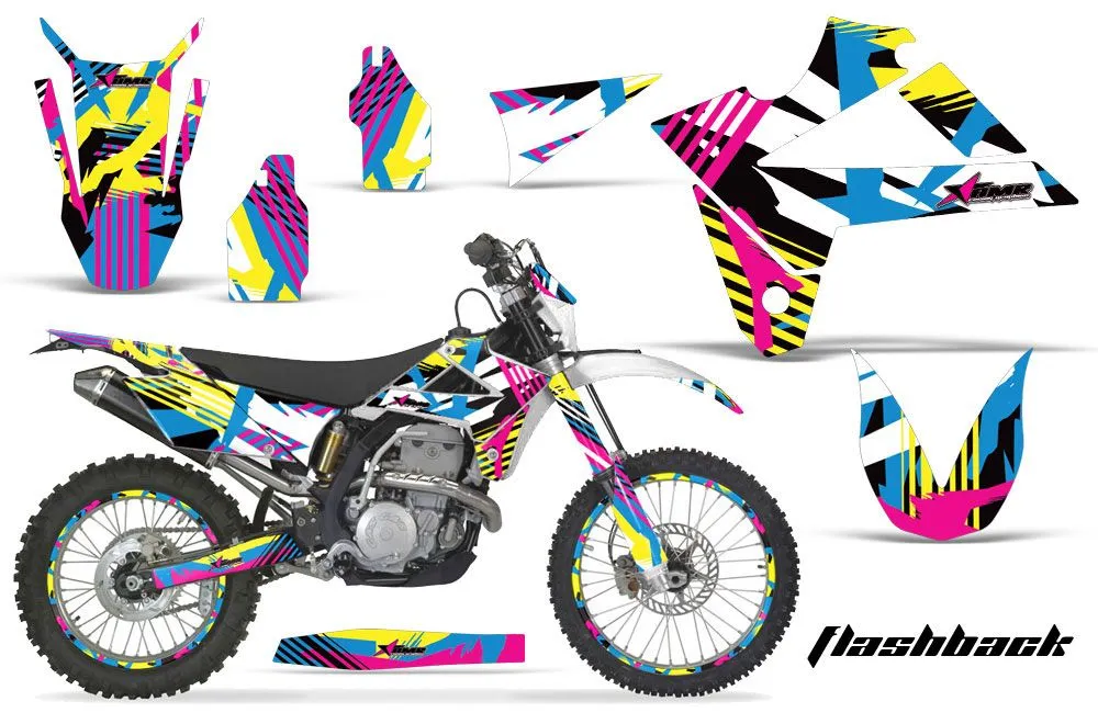 Gas Gas EC 250 Dirt Bike Graphic Kit - 2009-2010 Flashback
