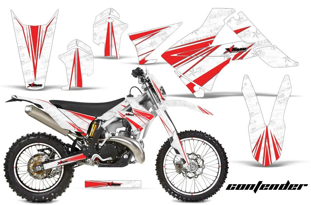 Gas Gas EC 250 Dirt Bike Graphic Kit - 2011-2012 Contender White