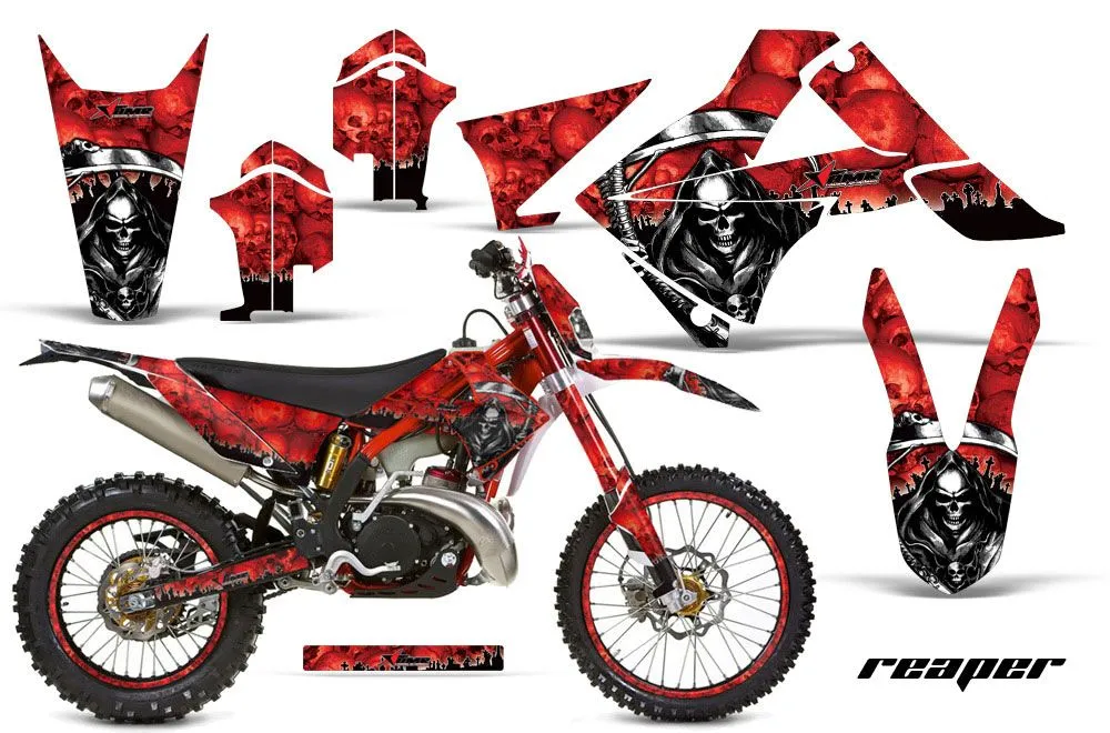 Gas Gas EC 250 Dirt Bike Graphic Kit - 2011-2012 Reaper Red