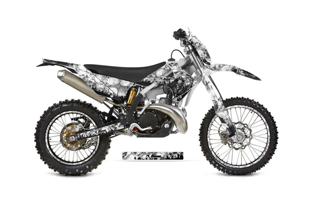 Gas Gas EC 250 Dirt Bike Graphic Kit - 2011-2012 Reaper White