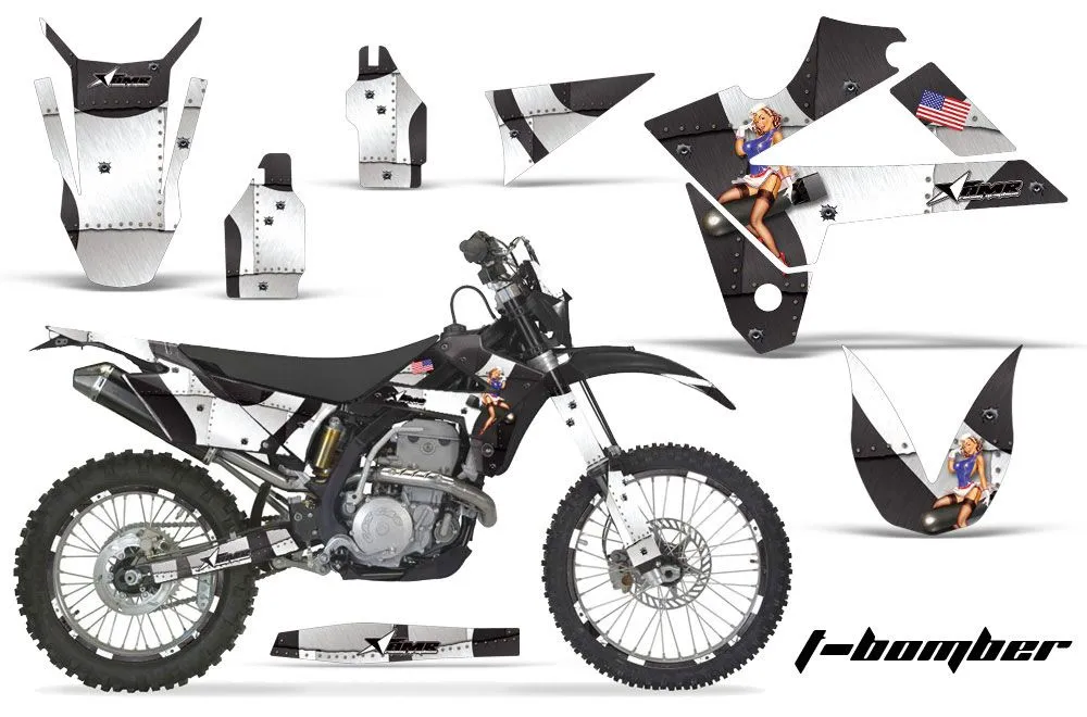 Gas Gas EC 300 Dirt Bike Graphic Kit - 2009-2010 T Bomber White