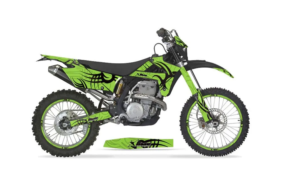Gas Gas EC 300 Dirt Bike Graphic Kit - 2009-2010 Tribe Green