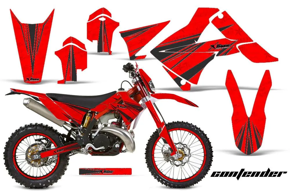Gas Gas EC 300 Dirt Bike Graphic Kit - 2011-2012 Contender Red