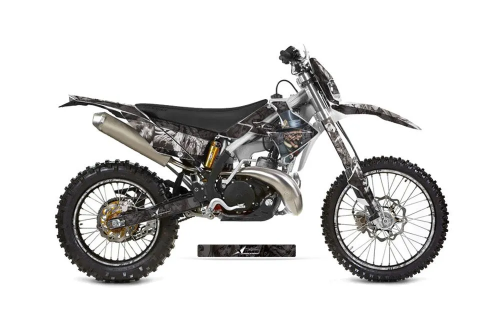 Gas Gas EC 300 Dirt Bike Graphic Kit - 2011-2012 Mad Hatter Black