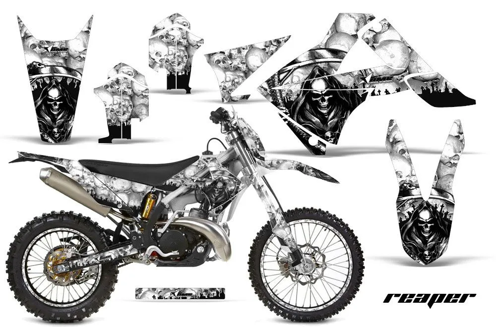 Gas Gas EC 300 Dirt Bike Graphic Kit - 2011-2012 Reaper White