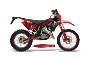 Gas Gas EC 250 Dirt Bike Graphic Kit - 2006-2008 Bone Collector Red