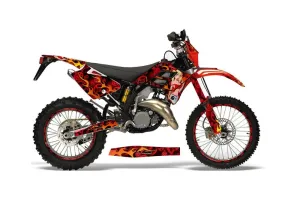 Gas Gas EC 250 Dirt Bike Graphic Kit - 2006-2008 Motorhead Mandy Red