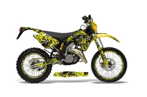 Gas Gas EC 250 Dirt Bike Graphic Kit - 2006-2008 NorthStar - Yellow