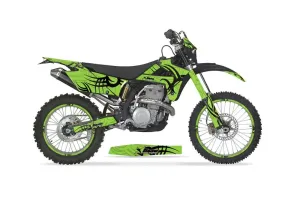 Gas Gas EC 250 Dirt Bike Graphic Kit - 2009-2010 Tribe Green