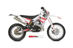 Gas Gas EC 250 Dirt Bike Graphic Kit - 2011-2012 Contender White