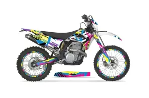 Gas Gas EC 300 Dirt Bike Graphic Kit - 2009-2010 Flashback