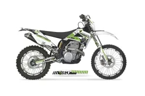 Gas Gas EC 300 Dirt Bike Graphic Kit - 2009-2010 Toxicity Green