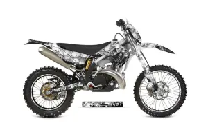 Gas Gas EC 300 Dirt Bike Graphic Kit - 2011-2012 Reaper White