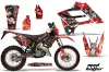 Gas Gas EC 250 Dirt Bike Graphic Kit - 2006-2008 Mad Hatter Red