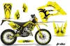 Gas Gas EC 250 Dirt Bike Graphic Kit - 2006-2008 Tribe Yellow