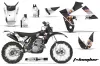 Gas Gas EC 250 Dirt Bike Graphic Kit - 2009-2010 T Bomber White