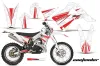 Gas Gas EC 250 Dirt Bike Graphic Kit - 2011-2012 Contender White