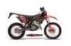 Gas Gas EC 300 Dirt Bike Graphic Kit - 2006-2008 Mad Hatter Red